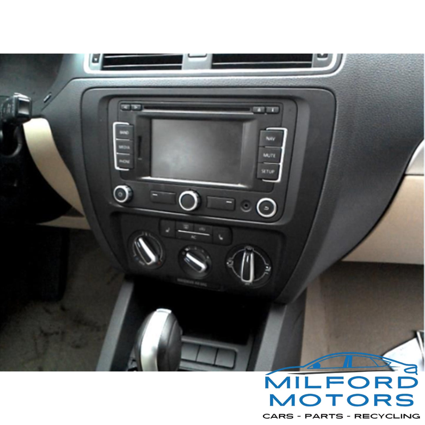 Black Semi-Automatic Temperature Control  Fits 2011-2014 VW Jetta Golf CC 2.5L