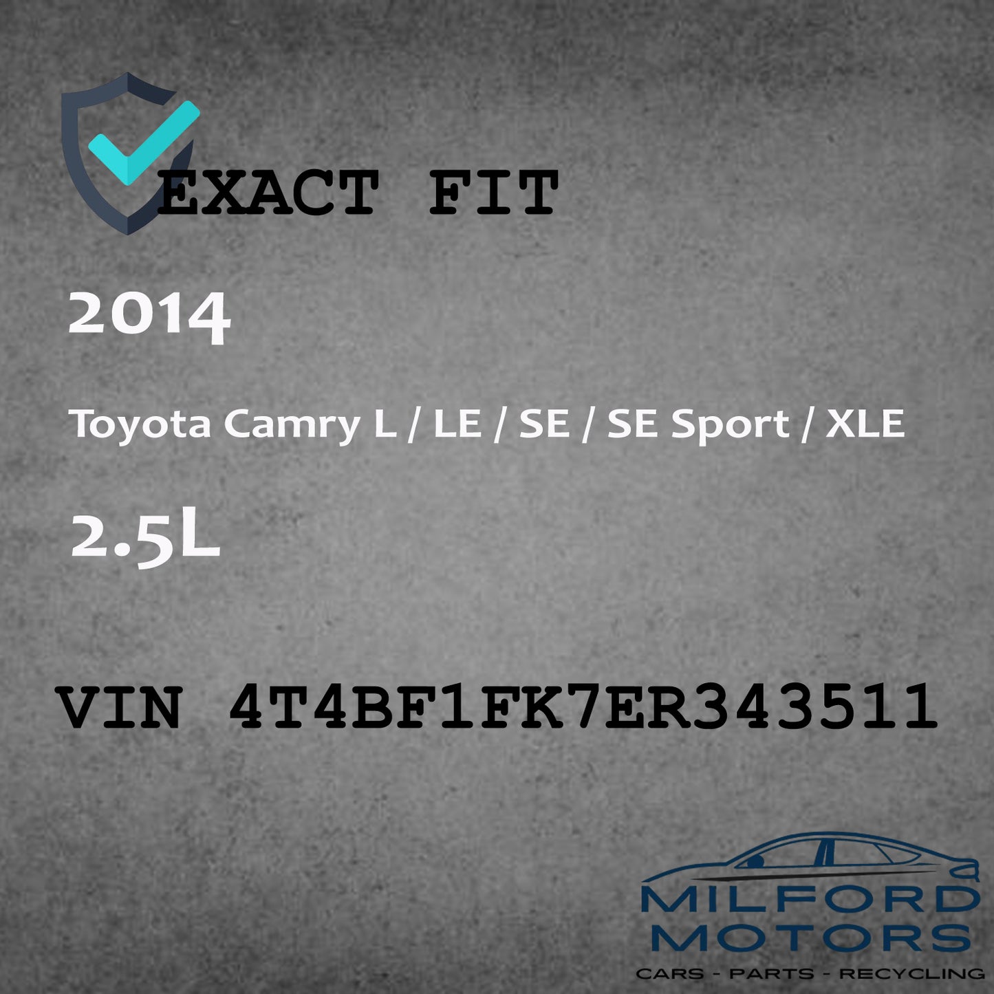 Rear View Mirror Fits for 2009-2023 Camry L / LE / SE / SE Sport / XLE 2.5L