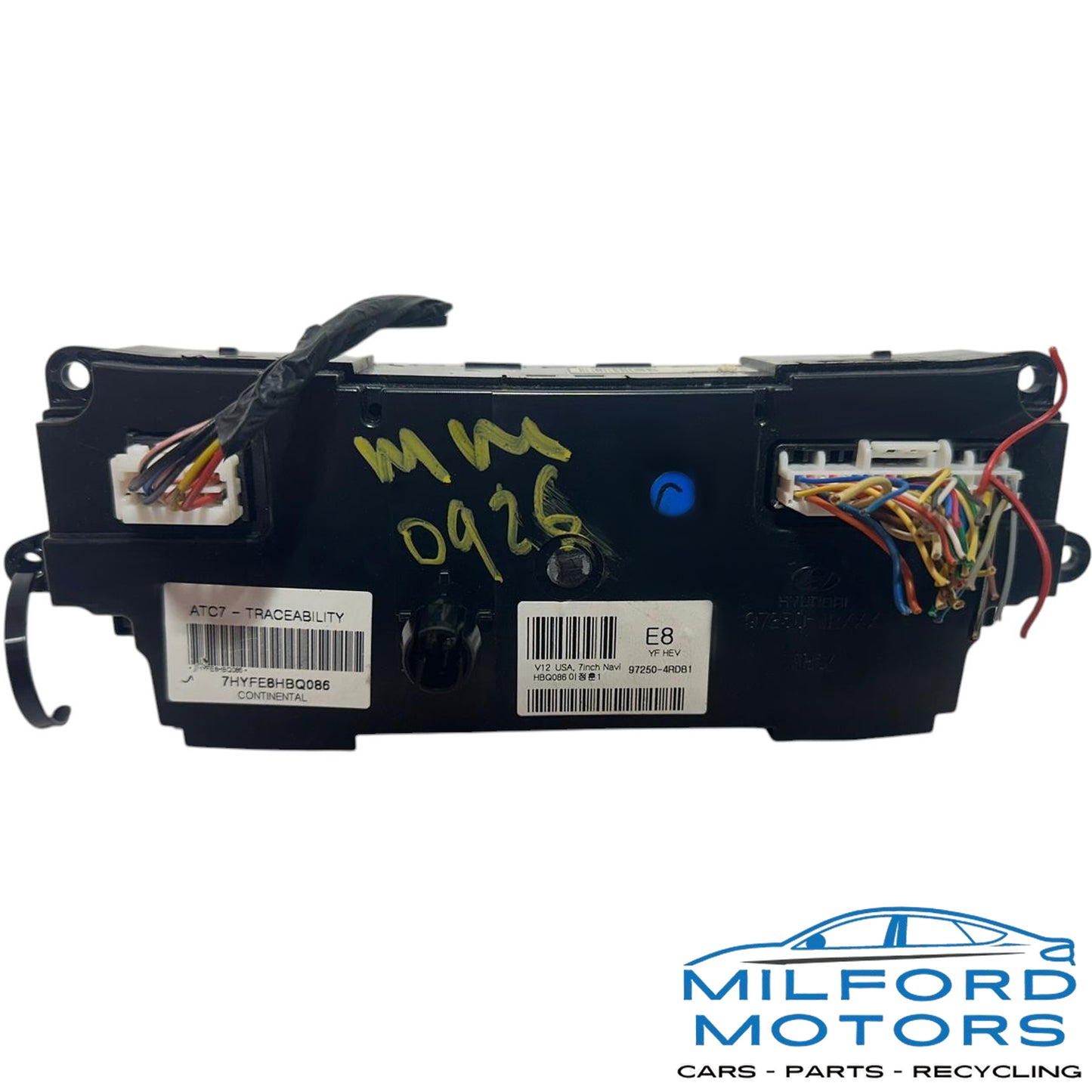 Black Automatic Temperature Control Module Fits 2011-2015 Sonata Hybrid 2.4L