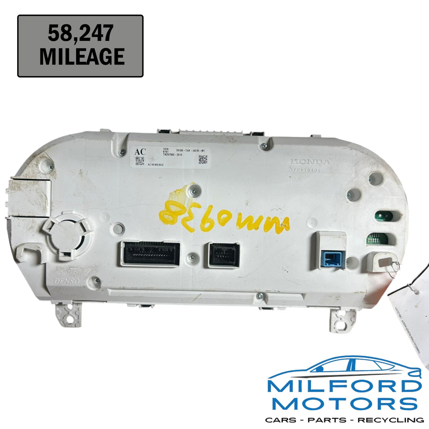 Instrument Speedometer Head/Cluster Fits 2018-2020 Accord Sport Sedan 1.5L