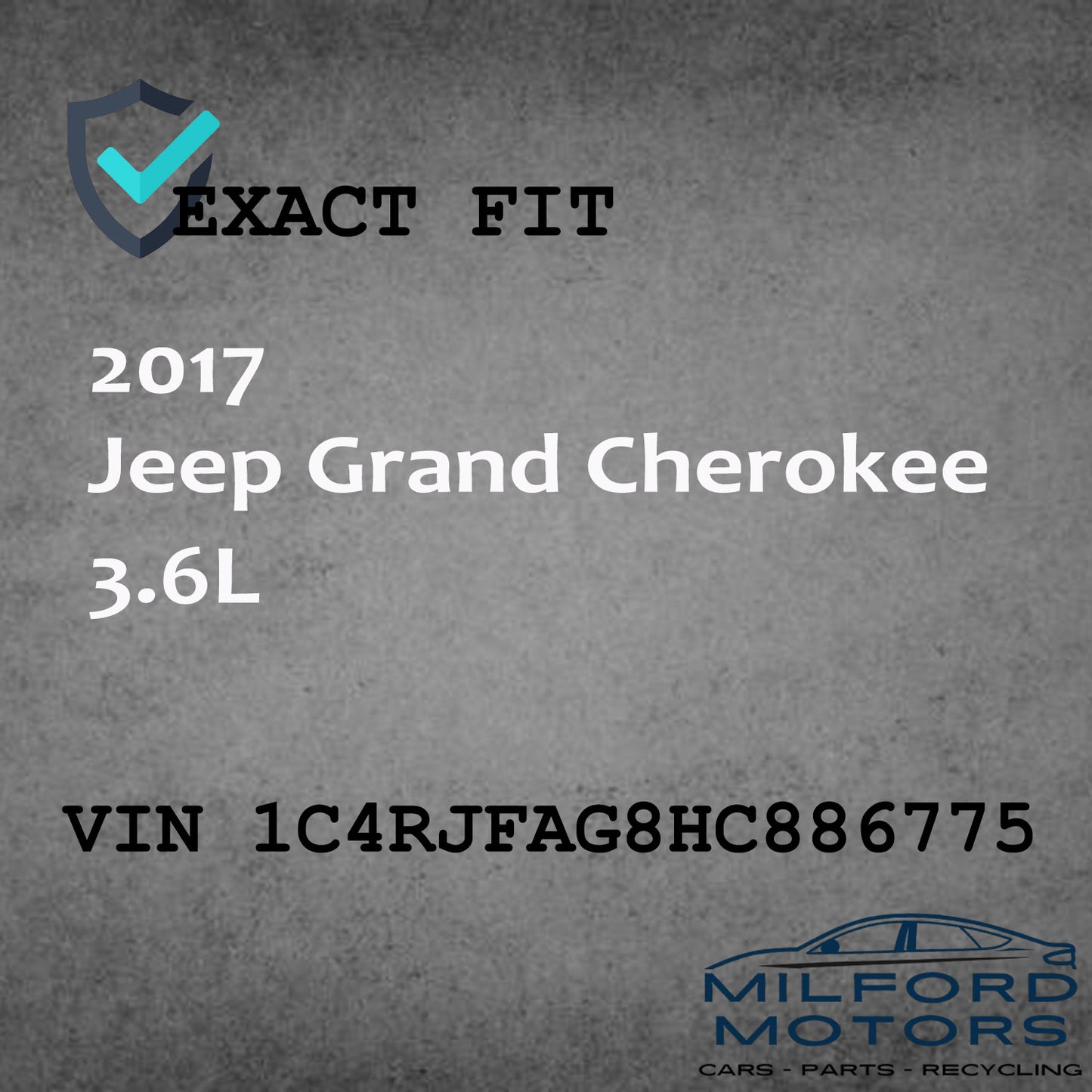 Speedometer Head/Cluster W/ 7" Display Screen Fits 2017 Grand Cherokee 3.6L