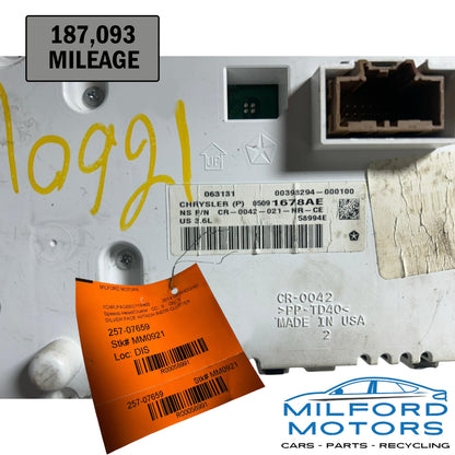 Silver Face w/ Tachometer Speedometer Head/Cluster Fits 2014 Grand Cherokee 3.6L