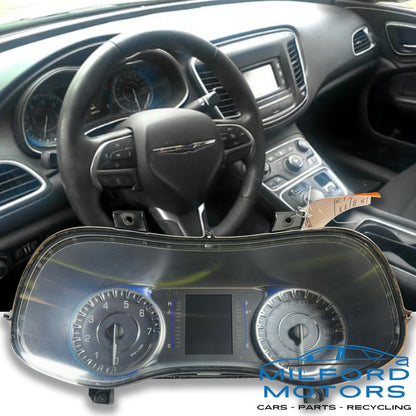 Speedometer Head/Cluster w/ 3.5" Display Screen Fits 2015 Chrysler 200 2.4L