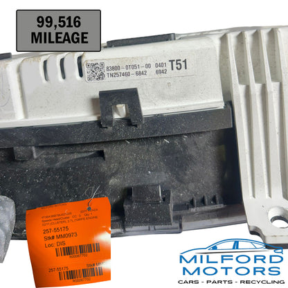 Instrument Speedometer Head/Cluster Fits 2011-2012 Toyota Venza AWD 2.7L