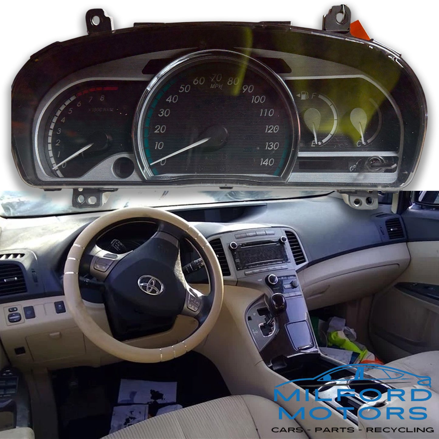 Instrument Speedometer Head/Cluster Fits 2011-2012 Toyota Venza AWD 2.7L