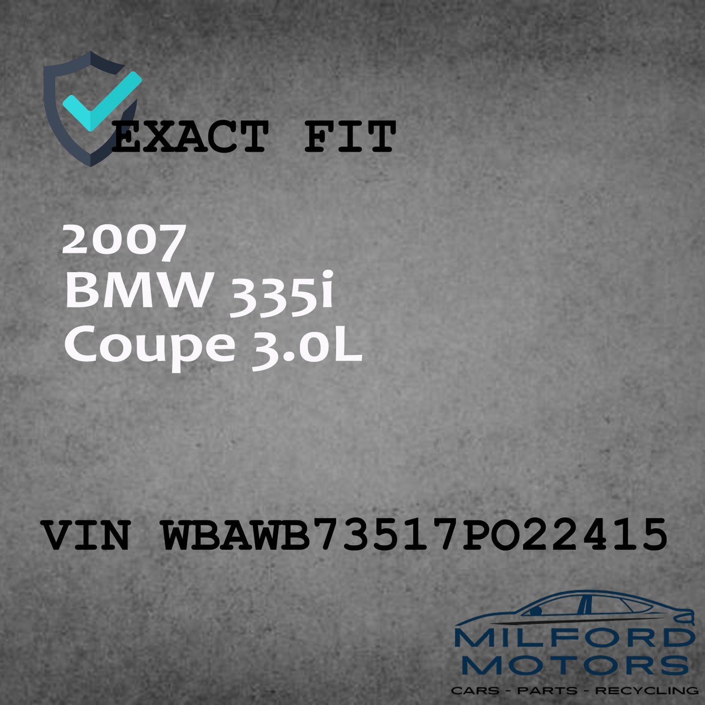 Black Automatic Temperature Control Fits 2007-2010 BMW 335i 328i 3.0L