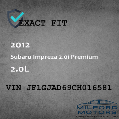 Blue Driver Side View Mirror Fits for 2012-2014 Impreza Premium 2.0L