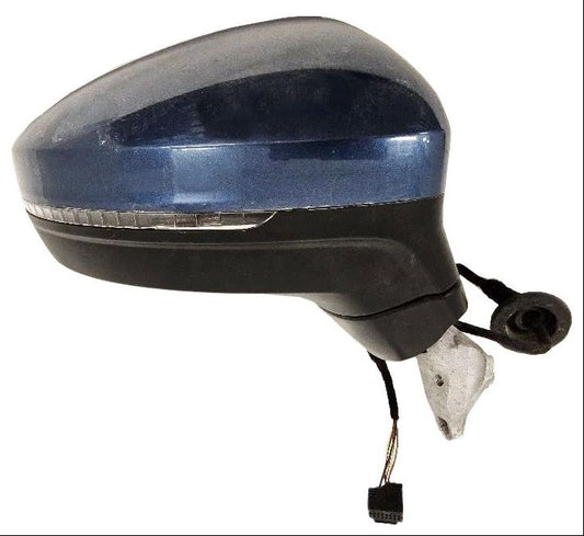 2018-2021 VW Tiguan Passenger Side Mirror Blue OEM  Power Adjust