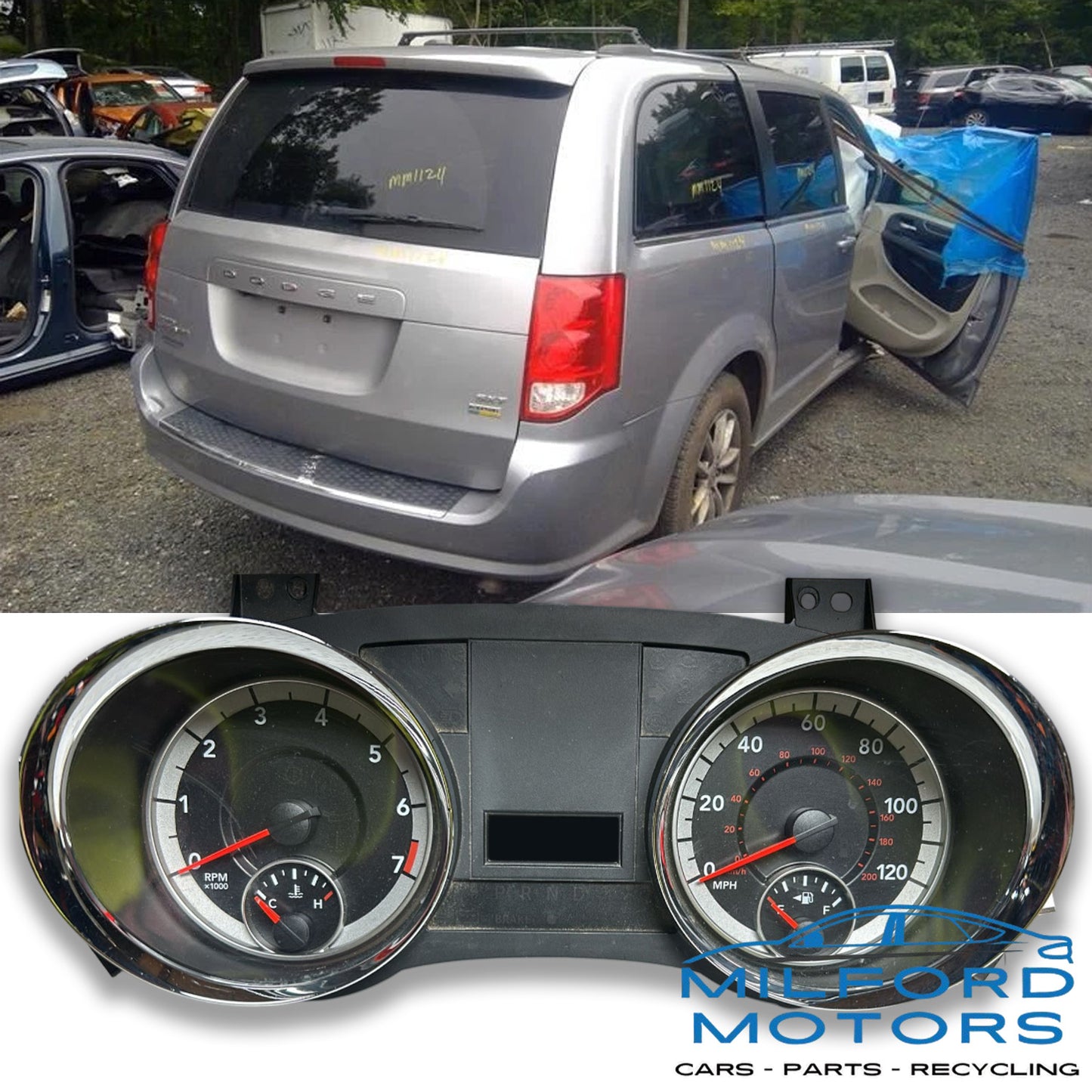 Instrument Speedometer Head/Cluster Fits 2019-2020 Dodge Grand Caravan 3.6L