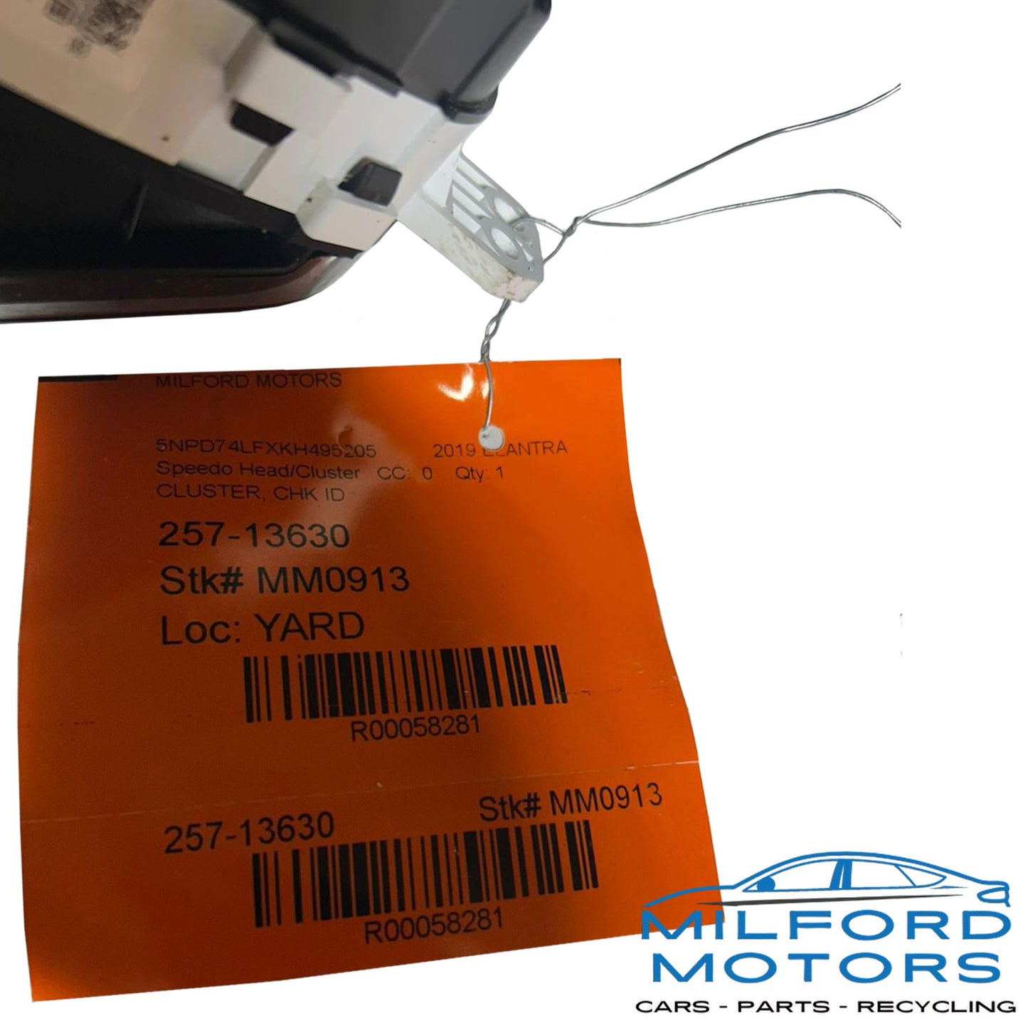 Instrument Speedometer Head/Cluster Fits 2019-2020 Hyundai Elantra 2.0L