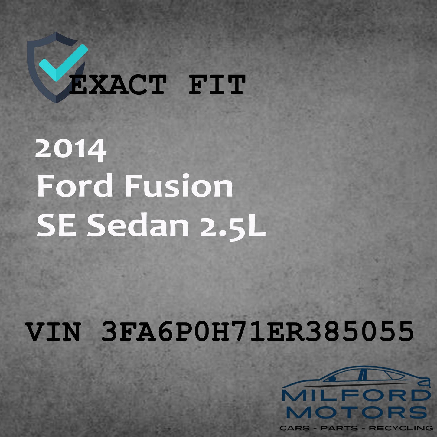 Electronic Control Module (ECM)  Fits 2014-2016 Ford Fusion SE Sedan 2.5L