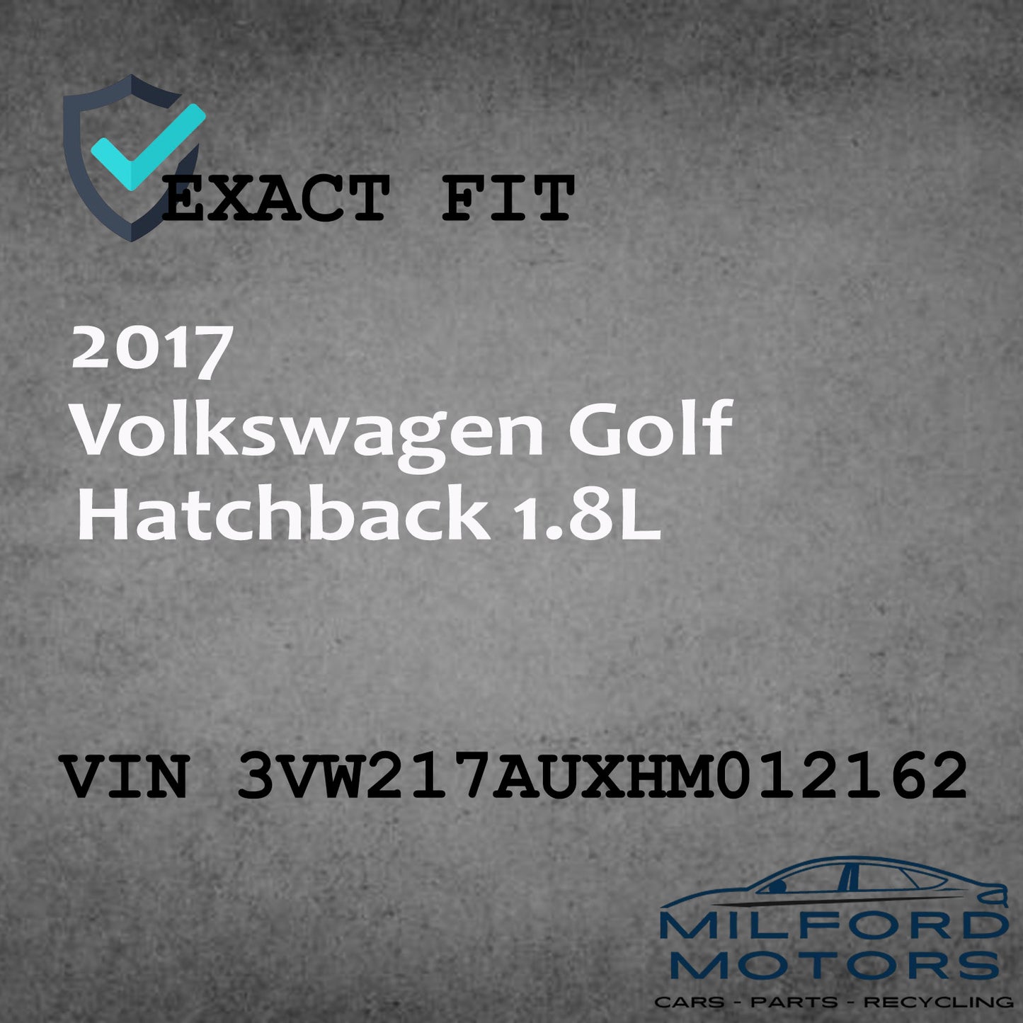 Electronic Control Module (ECM)  Fits 2015-2017 VW Golf Audi A3 1.8L