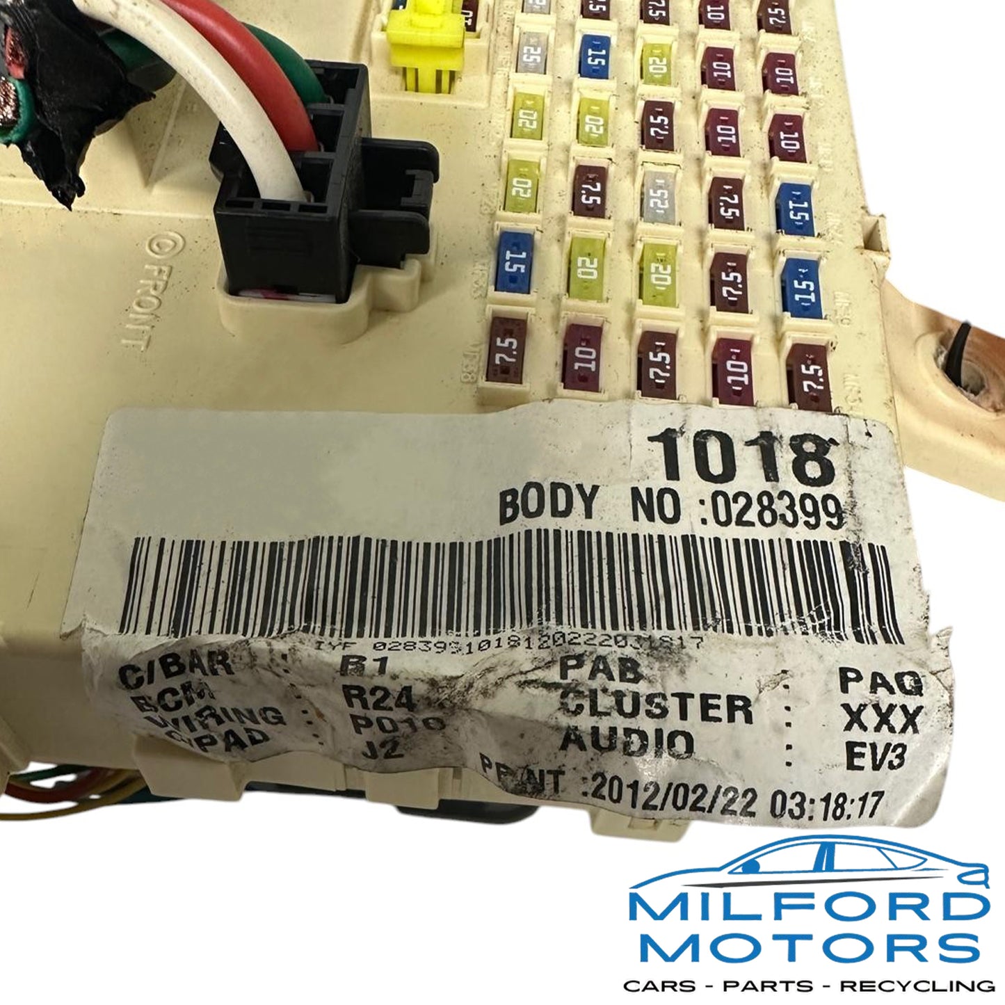 Fuse Box Cabin Fits for 2012 Hyundai Sonata Hybrid 2.4L
