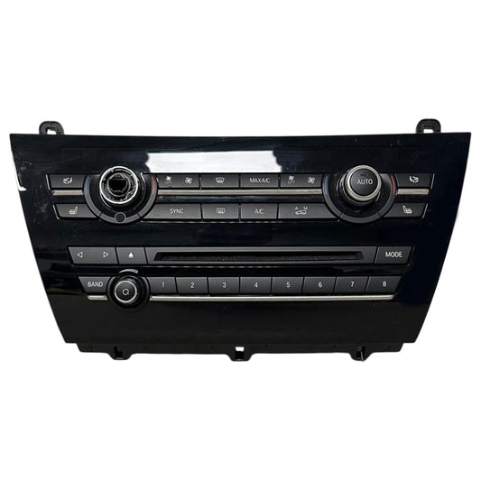 Black Automatic Temperature Control  Fits 2014-2019 BMW X5 X6 3.0L