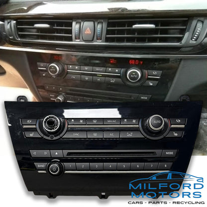 Black Automatic Temperature Control  Fits 2014-2019 BMW X5 X6 3.0L