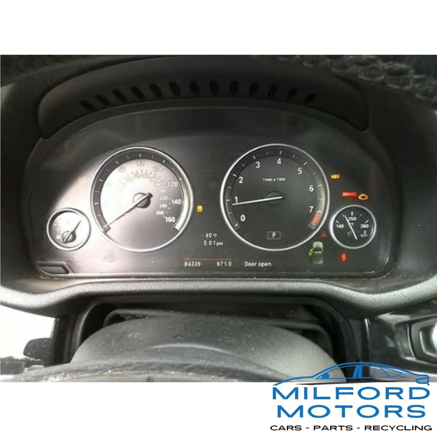 Speedometer Cluster w/ Navigation  Fits 2012-2013 BMW 528i 535i 550i X3 84K