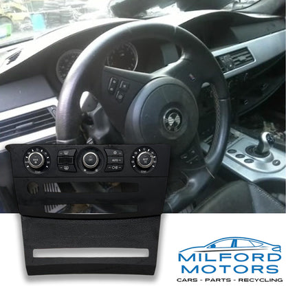 Black Automatic Temperature Control  Fits 2006-2010 BMW M5 Sedan 5.0L