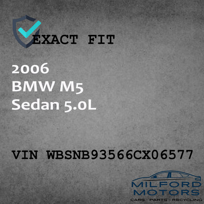 Black Automatic Temperature Control  Fits 2006-2010 BMW M5 Sedan 5.0L