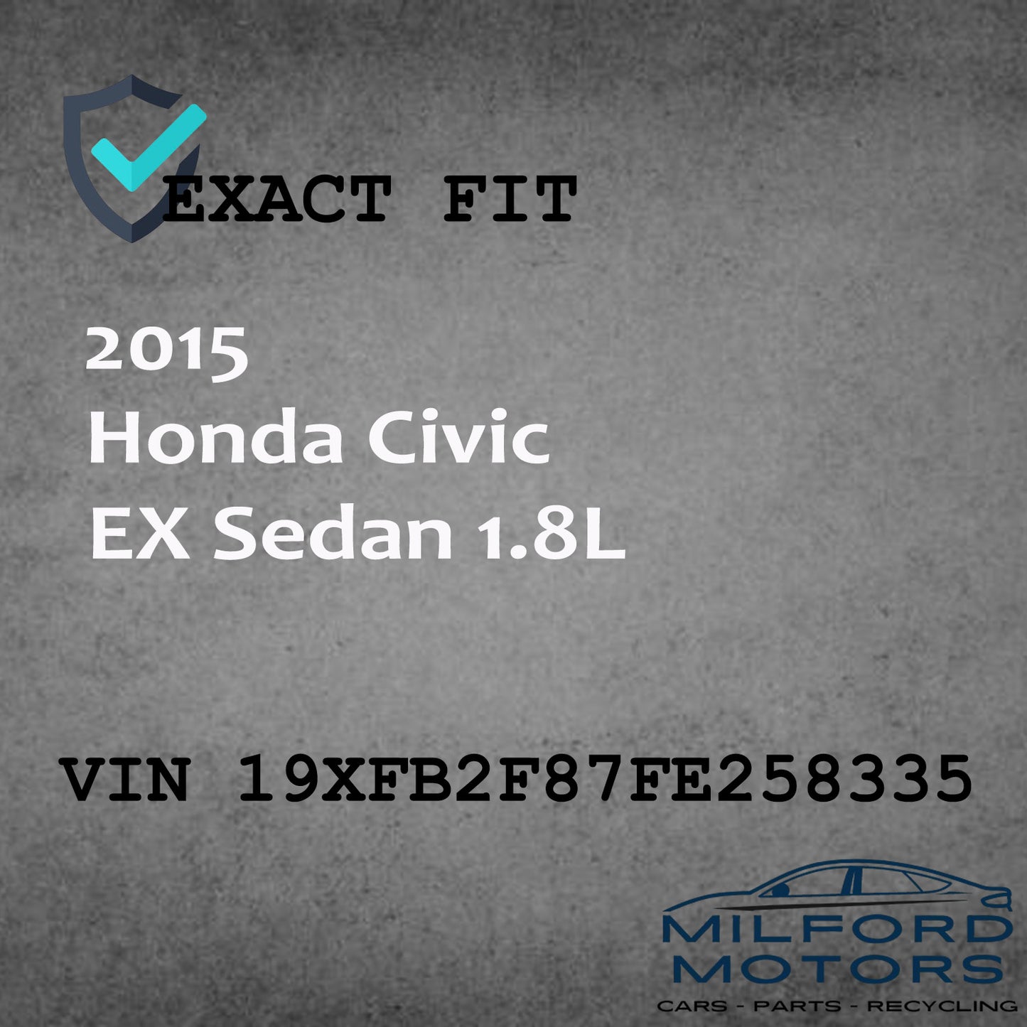 Black Automatic Temperature Control  Fits 2013-2015 Honda Civic Sedan 1.8L