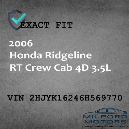 Used Radio Receiver AM/FM/CD Fits 2006-2008 Honda Ridgeline RT Crew Cab 4D 3.5L