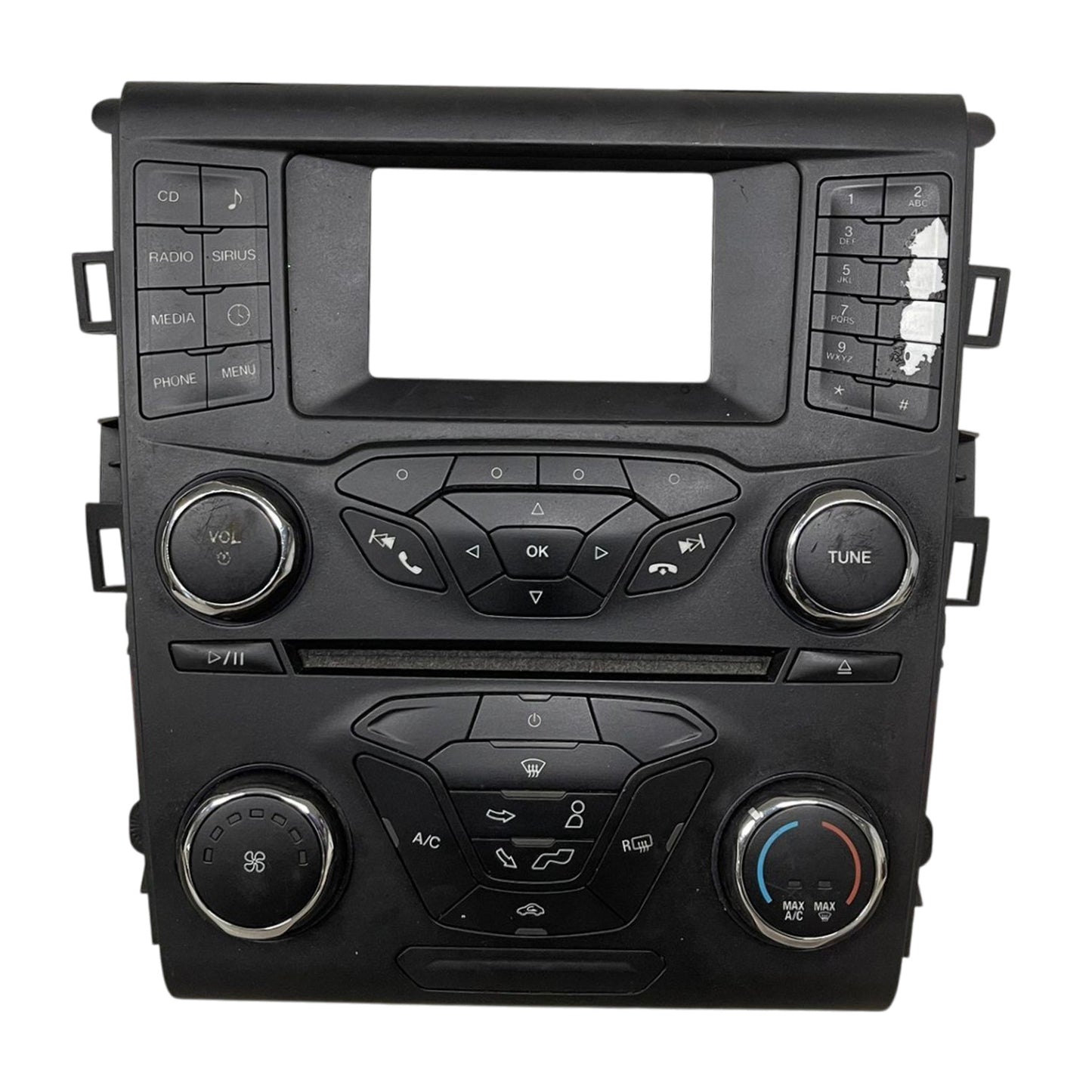 Used Audio Radio w/ Temperature Control  Fits 2014 Ford Fusion SE Sedan 1.5L