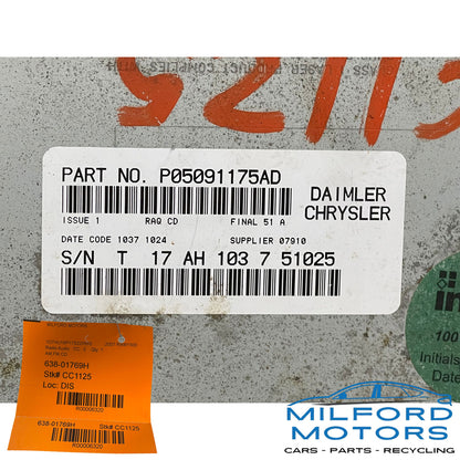 Used Radio Receiver AM/FM/CD  Fits 2006-2008 Dodge Ram 1500 Crew Cab 4D 4.7L