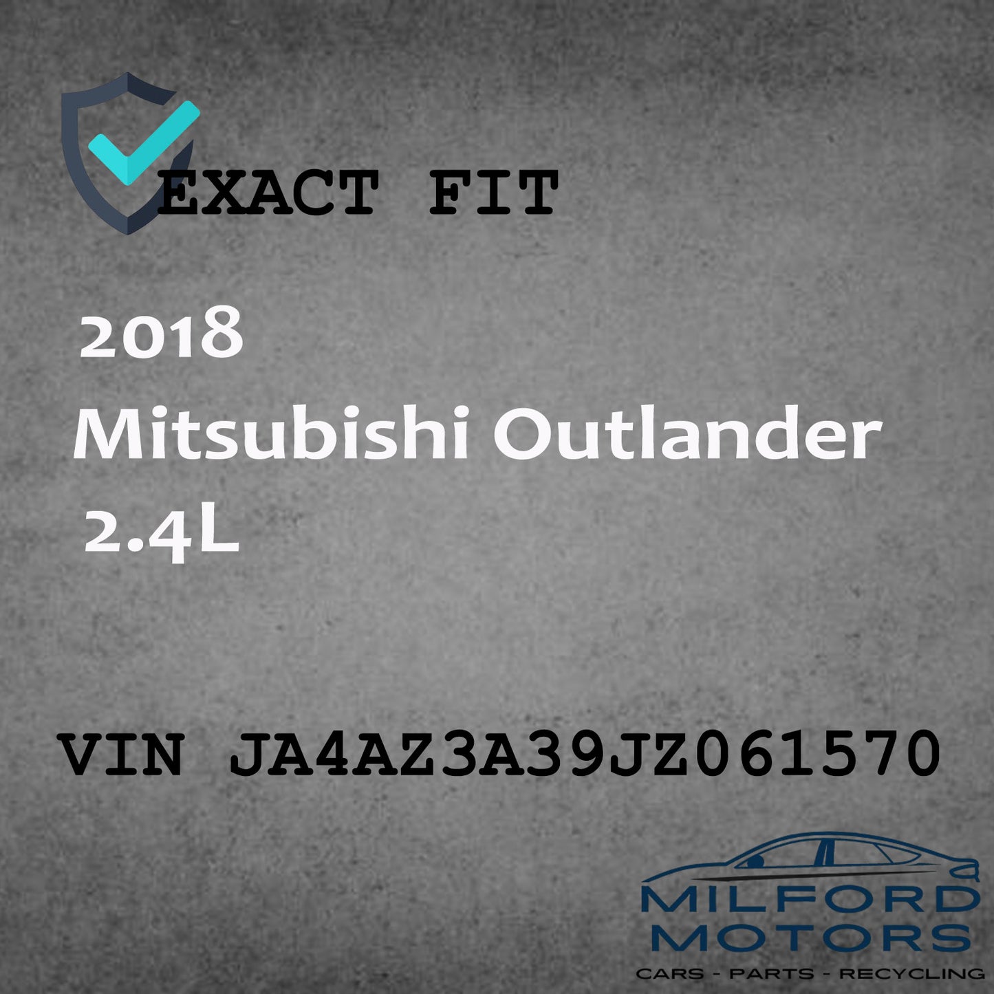 Black Automatic Temperature Control  Fits 2017-2018 Mitsubishi Outlander 2.4L