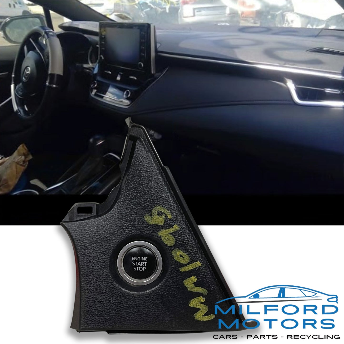 Keyless Ignition Push Button Start Fits 19-24 Corolla RAV4 Highlander Venza 2.0L