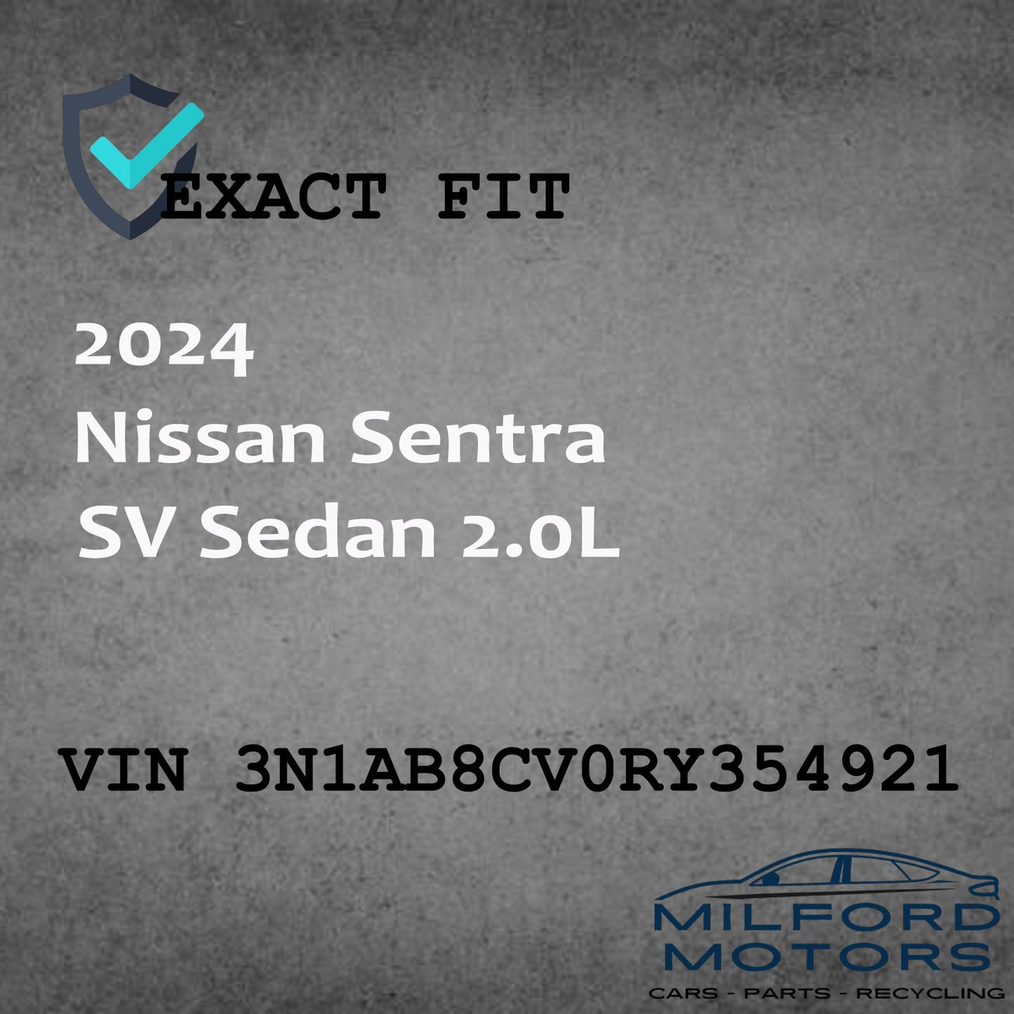 Passenger Side Tail Light Decklid Mounted  Fits 2020-2025 Sentra Sedan 2.0L