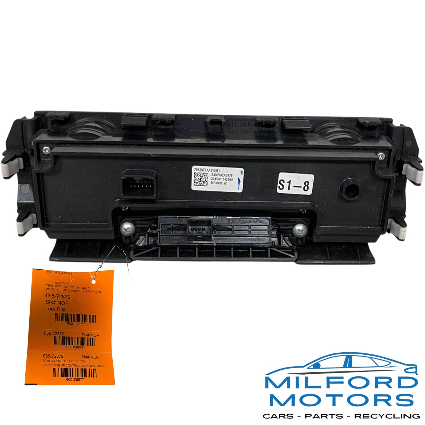 Automatic Temperature Control Fits 2016-2021 Honda Civic Sport Sedan (U.S Built)