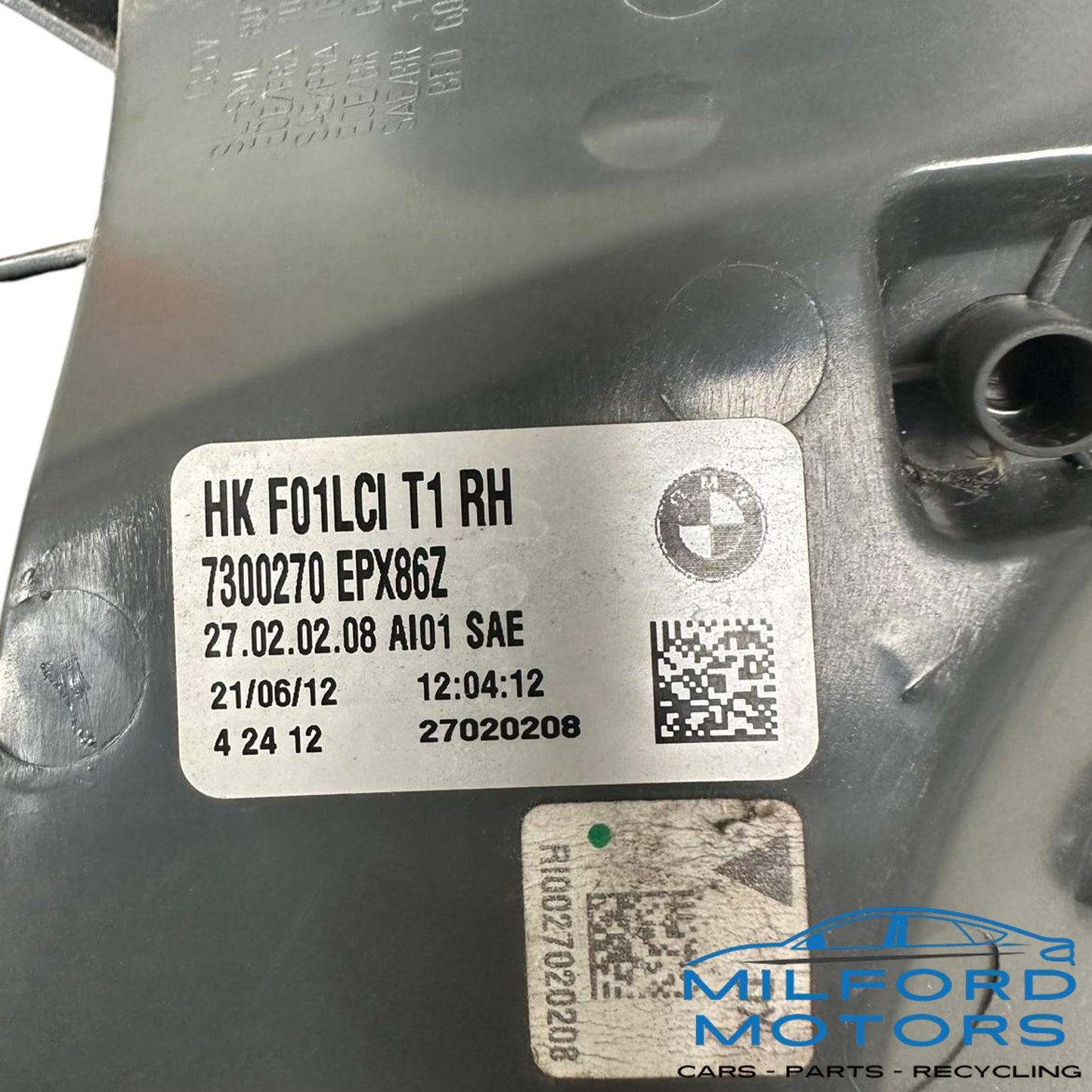 Passenger Side Tail light Lamp Fits for 2013-2015 BMW 7 Series 4.4L