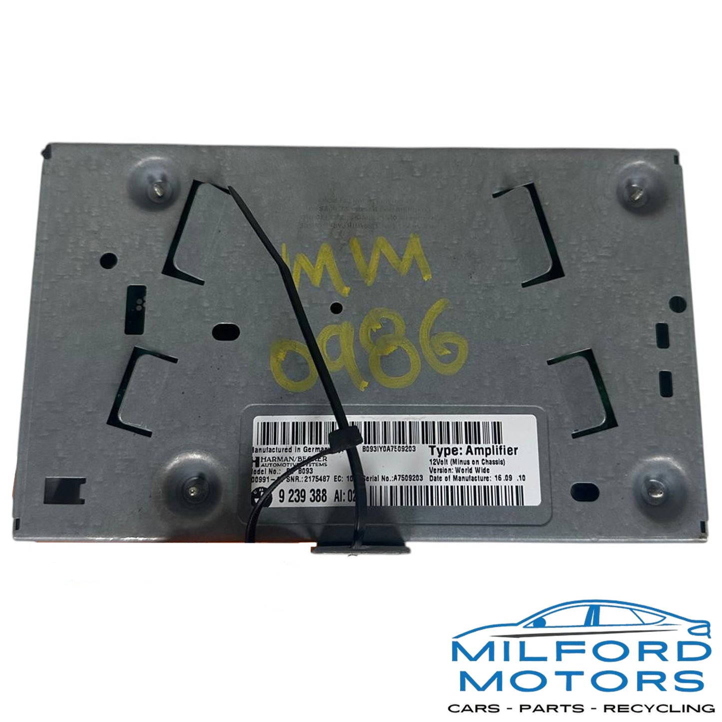 Used HI-FI Radio Receiver  for 2011-2016 BMW 5 Series 535i xDrive 3.0L