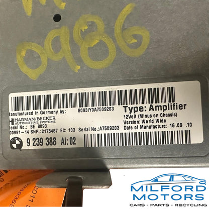 Used HI-FI Radio Receiver  for 2011-2016 BMW 5 Series 535i xDrive 3.0L