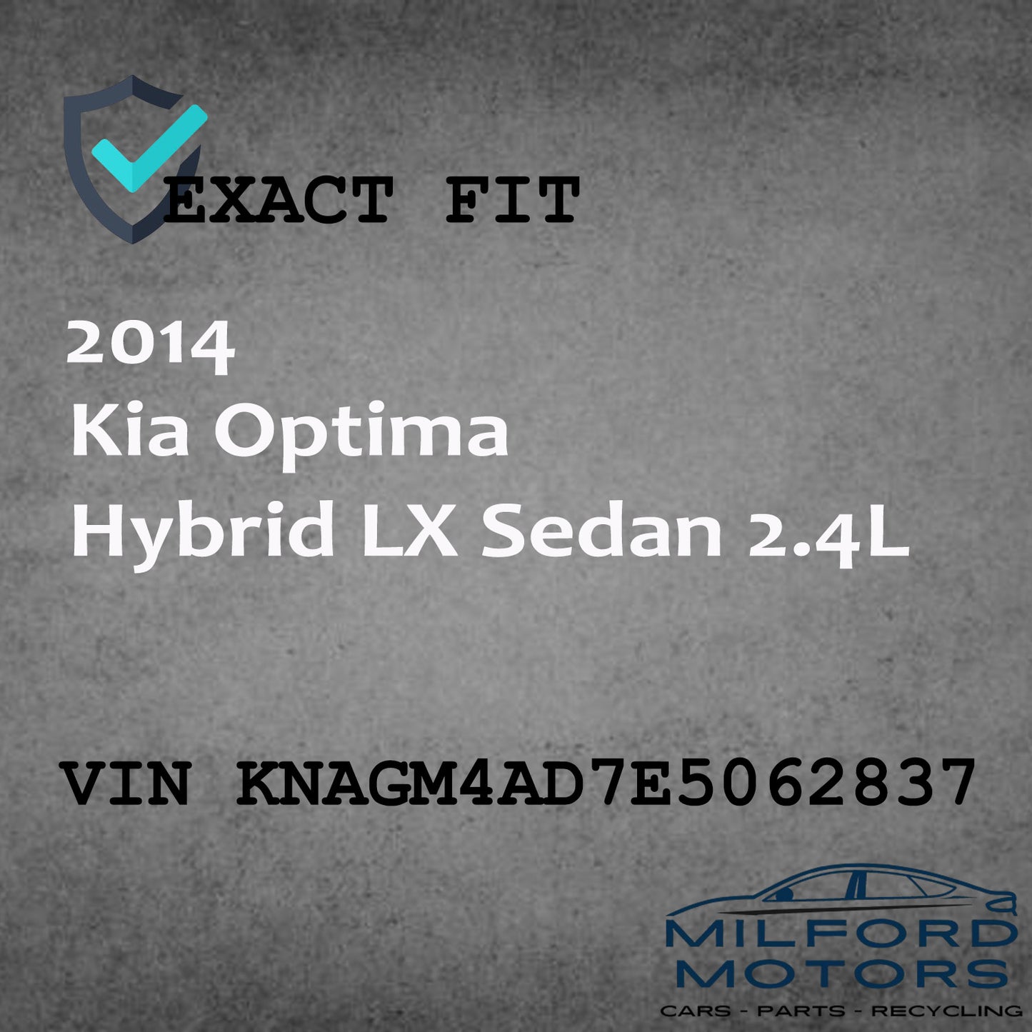 Auto Transmission Electronic Control Module  Fits 2014 KIA Optima Sedan 2.4L