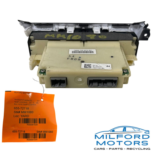 Black Automatic Temperature Control  Fits 2016-2018 Acura ILX Sedan 2.4L