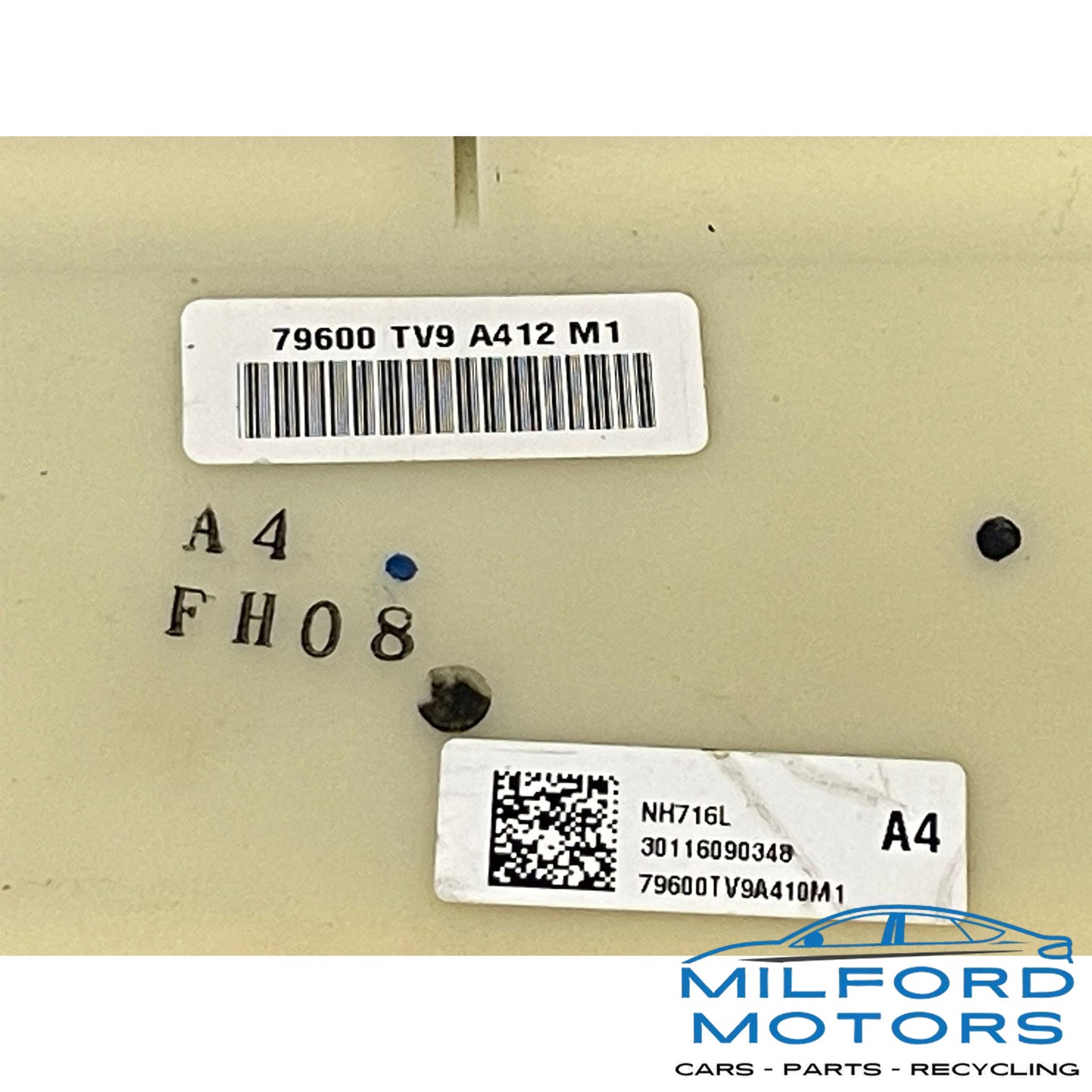 Black Automatic Temperature Control  Fits 2016-2018 Acura ILX Sedan 2.4L