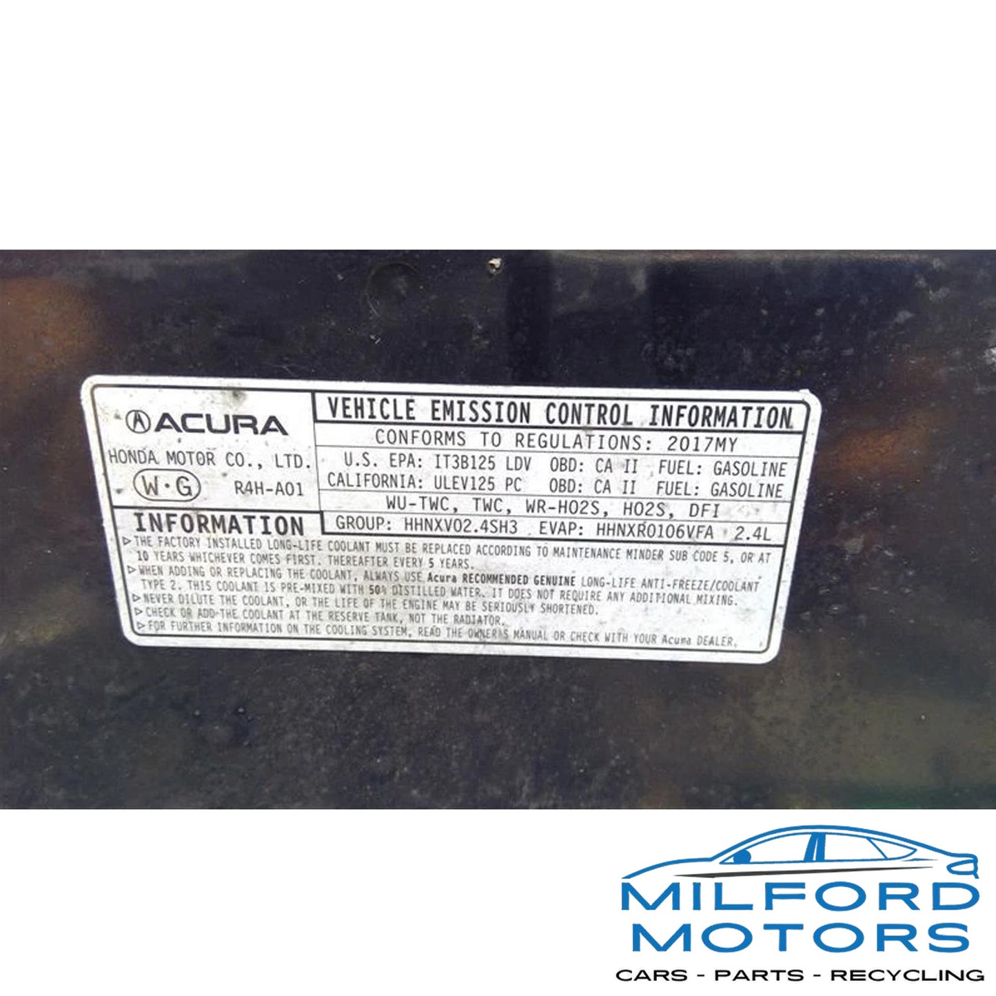 Black Automatic Temperature Control  Fits 2016-2018 Acura ILX Sedan 2.4L