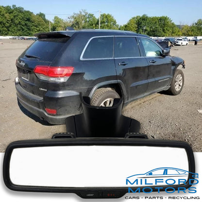 Rear View Mirror Manual Dimming Fits 2014-2015 Jeep Grand Cherokee 3.6L