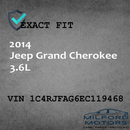 Rear View Mirror Manual Dimming Fits 2014-2015 Jeep Grand Cherokee 3.6L