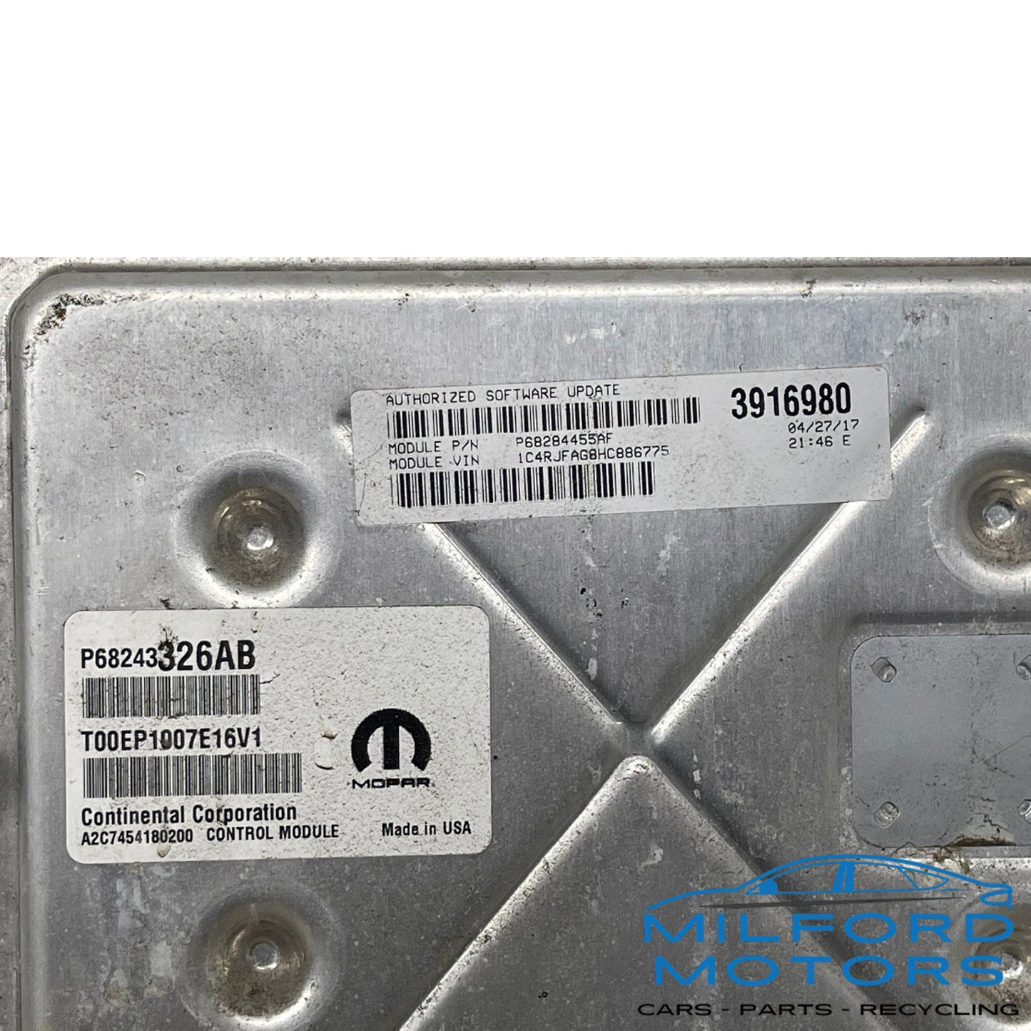 Electronic Control Module (ECM)  Fits 2016-2017 Jeep Grand Cherokee 3.6L