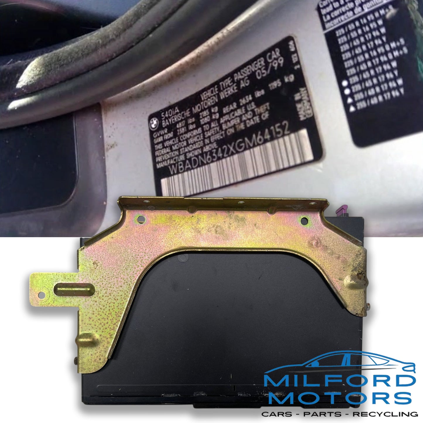 Used Audio Equipment Radio Remote CD Changer Fits 1999-2001 BMW 540i Sedan 4.4L