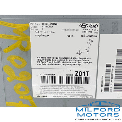 Audio Equipment Radio CD Player 5" Display Screen Fits 2017-2018 Santa Fe 2.4L