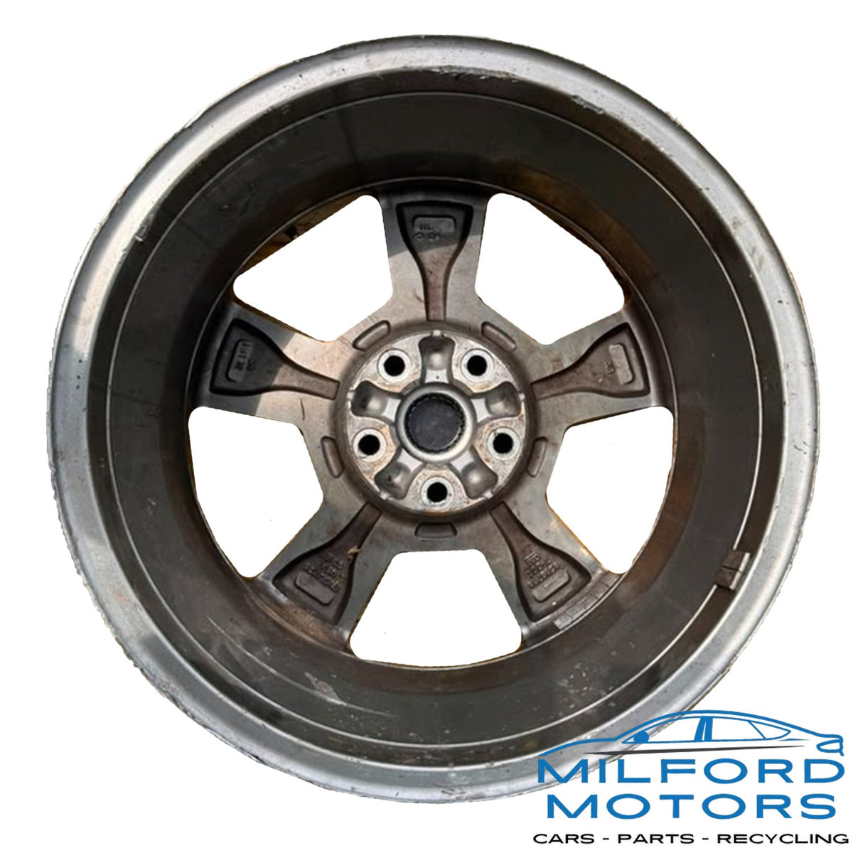 16x6-1/2 5-Single Spoke Aluminum Wheel Rim Fits 2008-2012 Chevy Malibu LT 2.4L