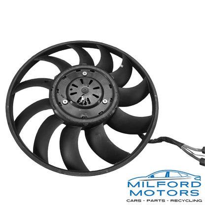 Engine Radiator Right Cooling Fan Assembly - 2015 Audi A8 4.0T Quattro Sedan V8