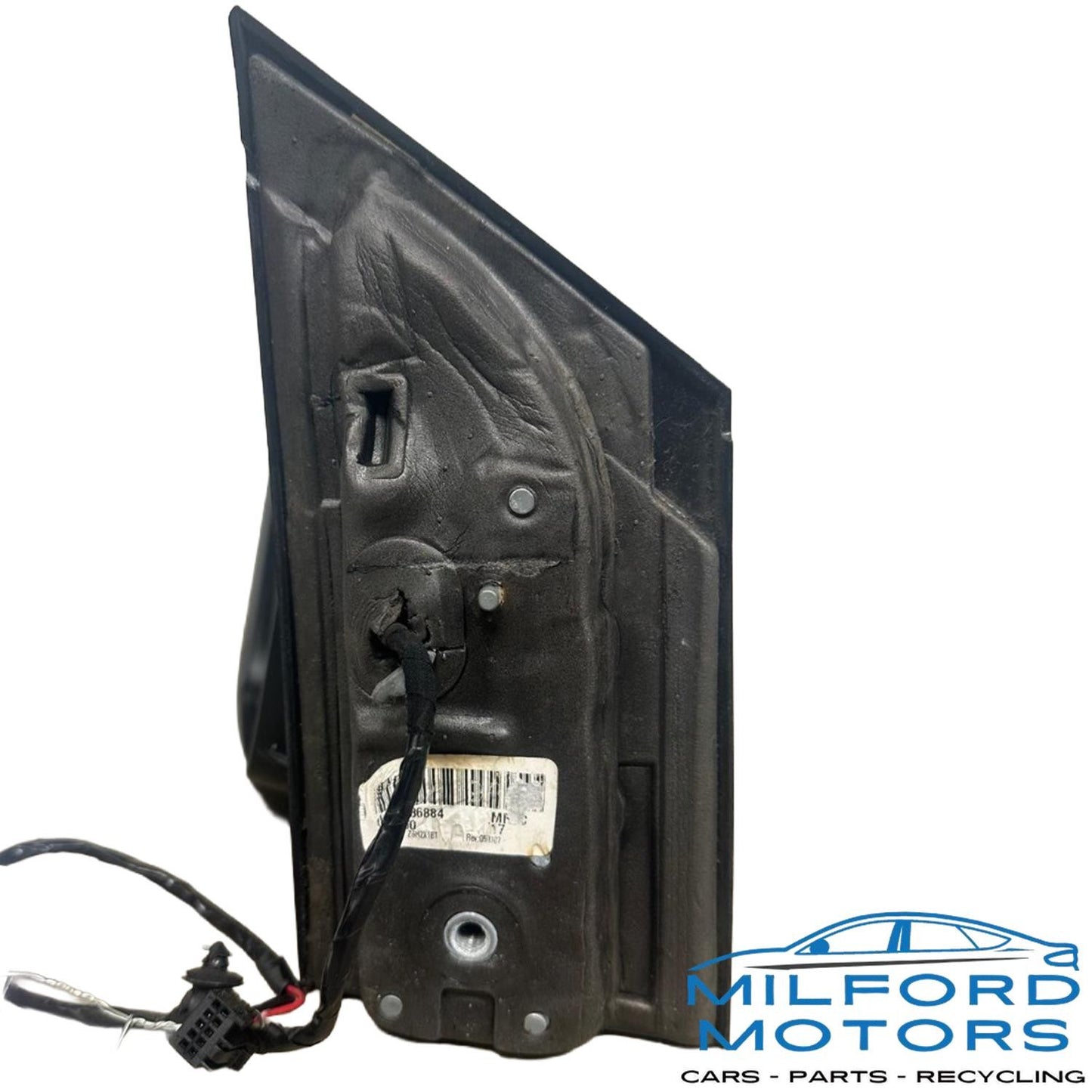 Black Driver Side View Mirror Power Electric Fits 09-2014 Volkswagen Routan 3.8L