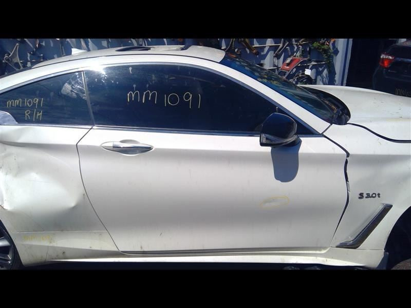 Passenger Side Front Door Assembly Fits 2017-2020 Infiniti Q60 3.0L