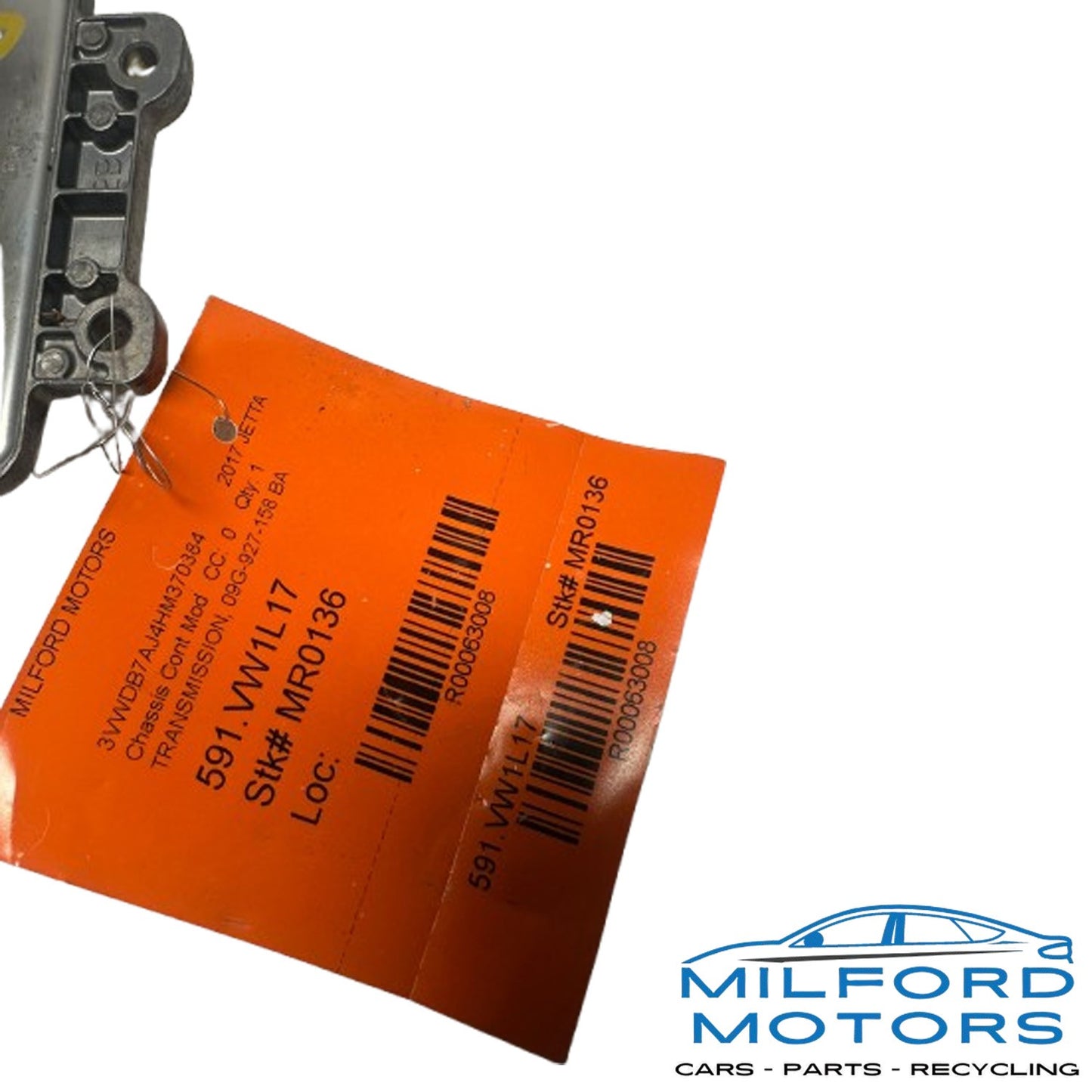 Transmission Control Module - 2017 Volkswagen Jetta Sedan 1.4L 09G-927-158 BA
