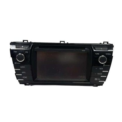 Radio Display Screen & Receiver w/ Navigation - 2016 Toyota Corolla 1.8L 100569