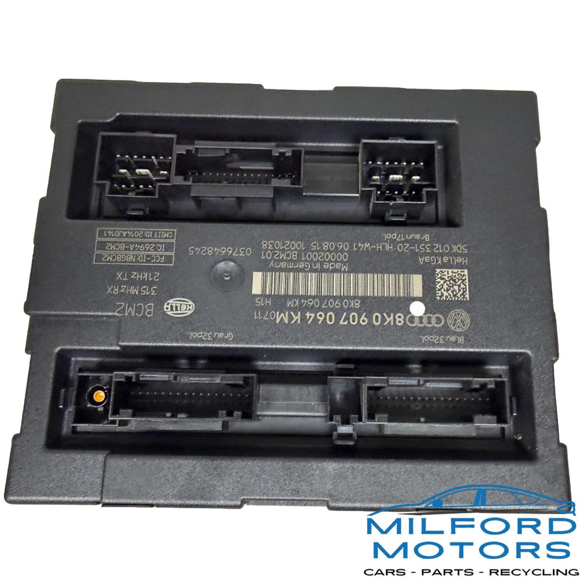 Body Control Module BCM Trunk Mounted Fits 2015-2016 Audi S5 3.0L 8K0907064KM