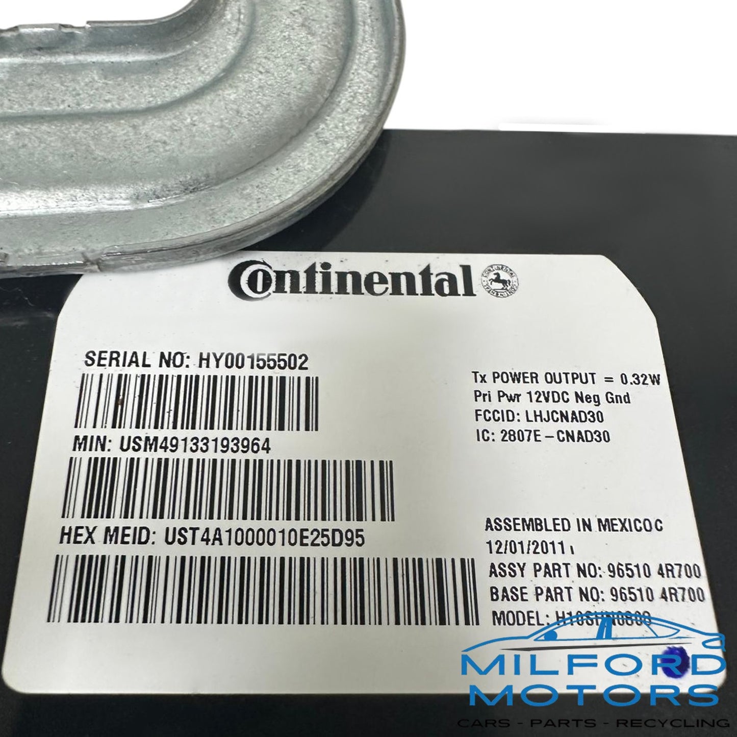 Chassis ECM Communication Telematics Blue Link Fits 12-2015 Hyundai Sonata 2.4L